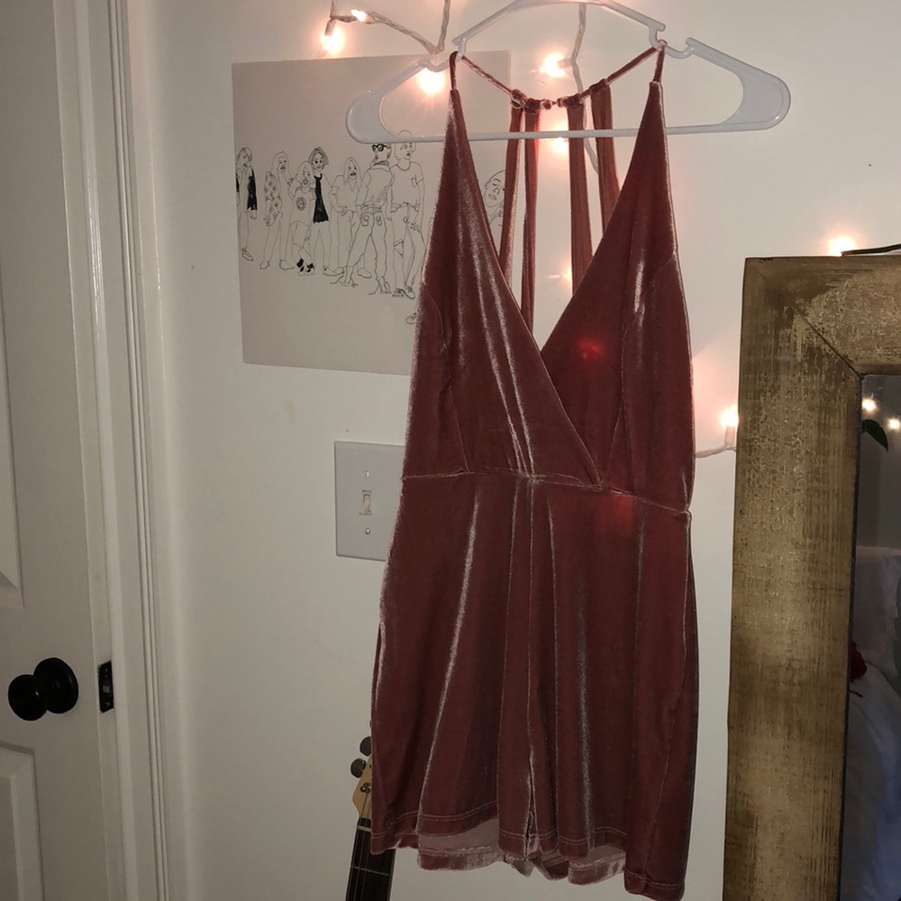 Velvet urban outfitters romper